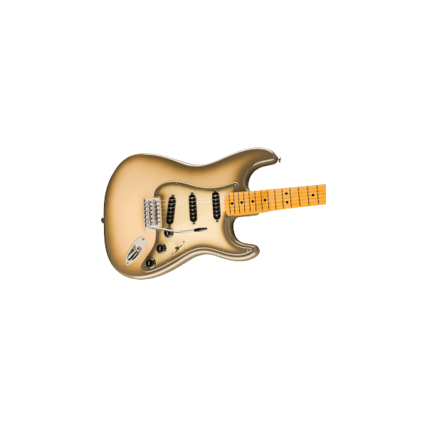 Stratocaster FSR Classic Vibe™ '70s, Tastiera in Acero, Parti in Plastica Nera, Antigua