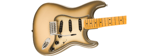 Stratocaster FSR Classic Vibe™ '70s, Tastiera in Acero, Parti in Plastica Nera, Antigua