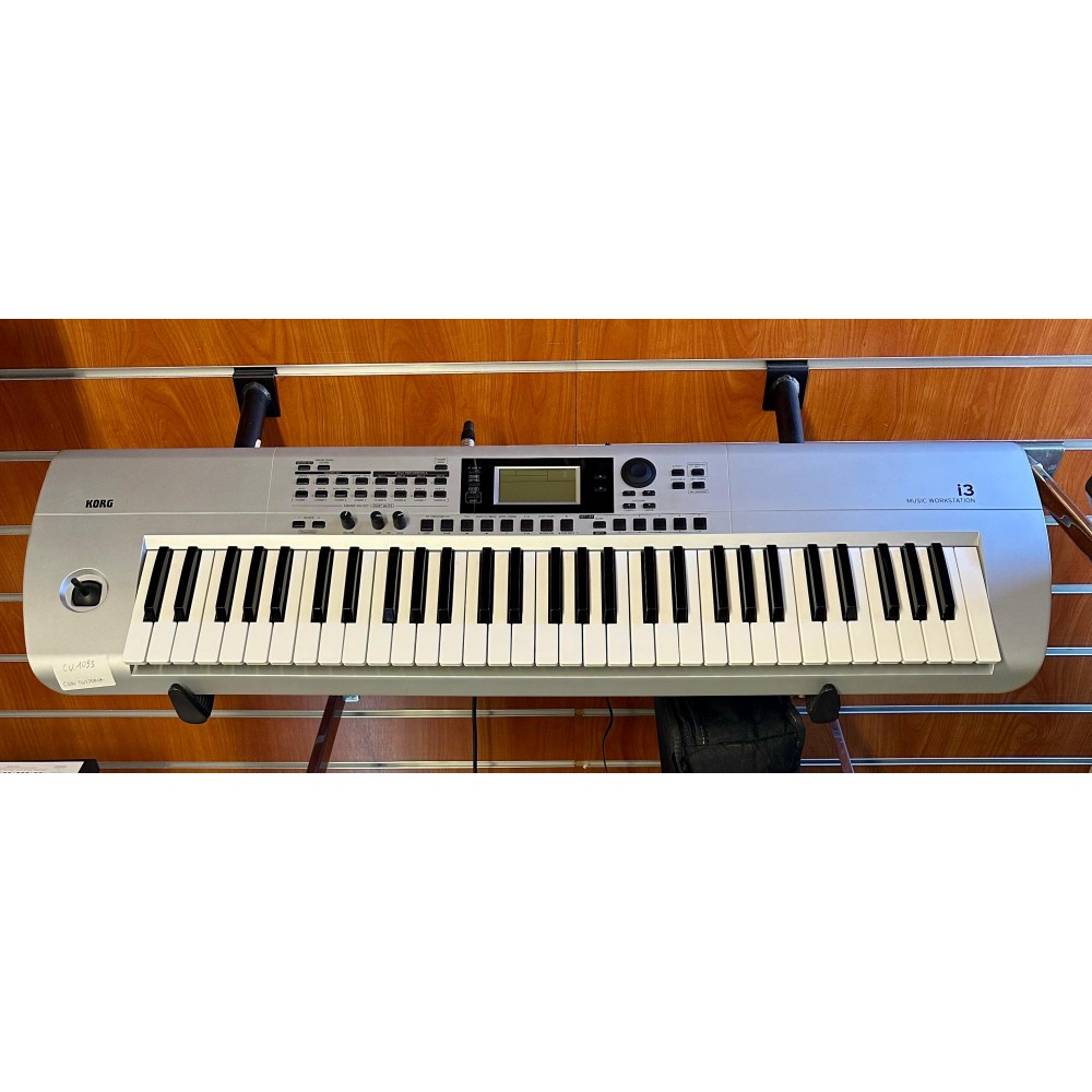 KORG i3 Silver TASTIERA WORKSTATION 61 TASTI GRIGIA - CON CUSTODIA