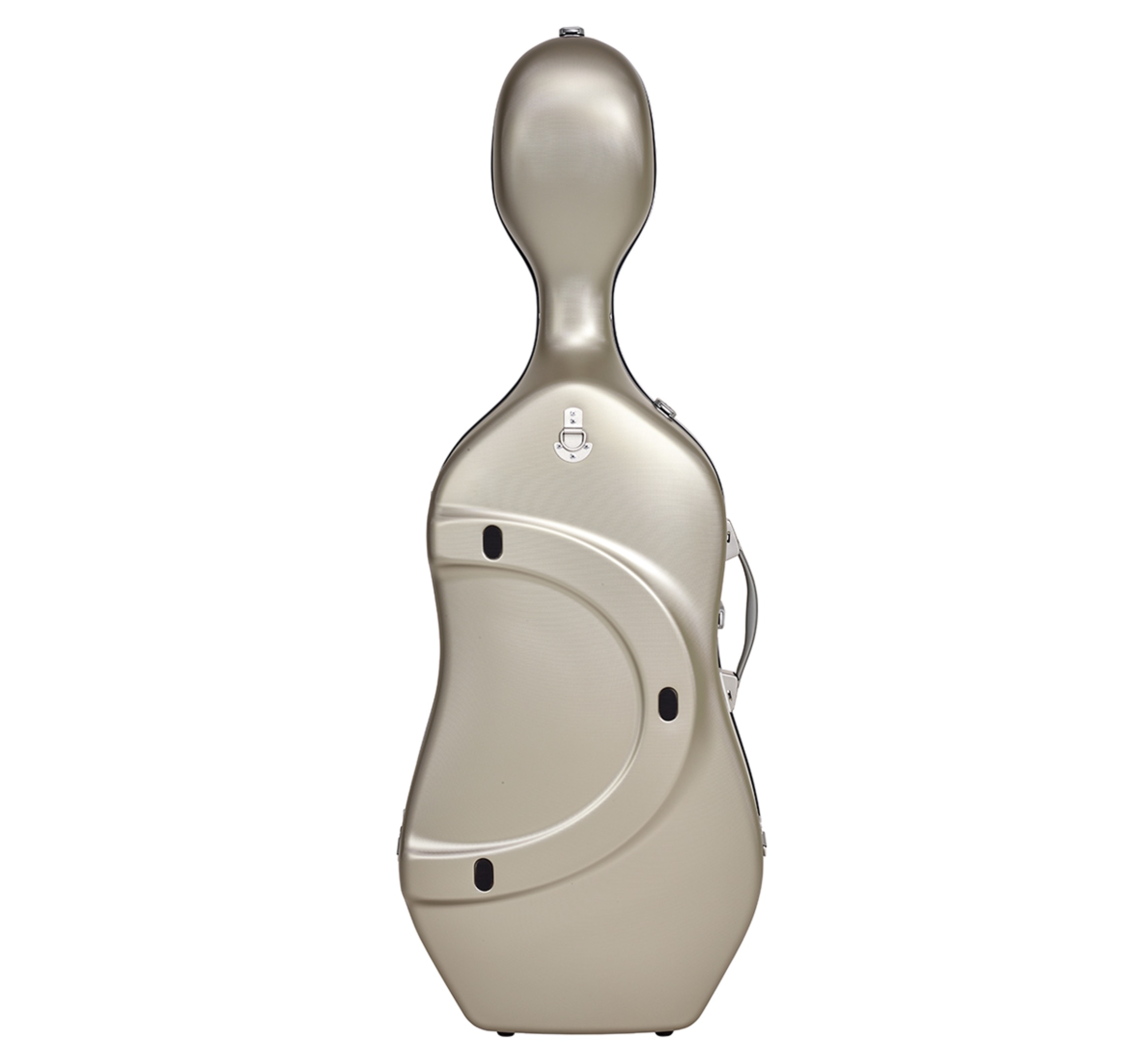 BAM ITALIA SUP1005XLCS CUSTODIA HIGHTECH SUPREME IN POLICARBONATO PER VIOLONCELLO - CHAMPAGNE - SILVER