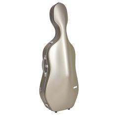 BAM ITALIA SUP1005XLCS CUSTODIA HIGHTECH SUPREME IN POLICARBONATO PER VIOLONCELLO - CHAMPAGNE - SILVER