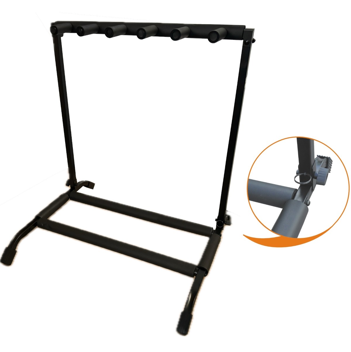 EXTREME GS014-5 SUPPORTO UNIVERSALE IN METALLO A RASTRELLIERA PER 5 CHITARRE O BASSI