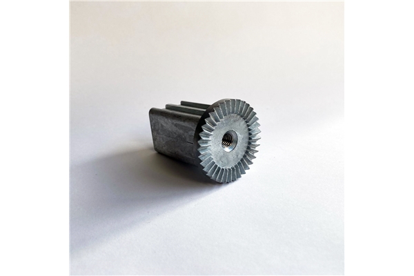 Quik Lok Alu disc W/teeth and threaded