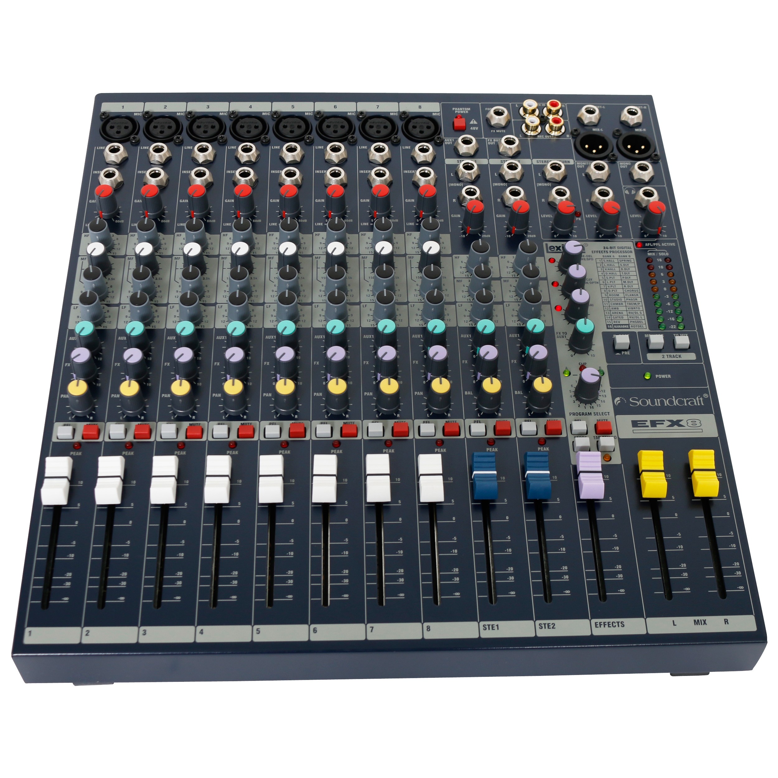 SOUNDCRAFT EFX8 - MIXER PASSIVO 8 CANALI CON EFFETTI