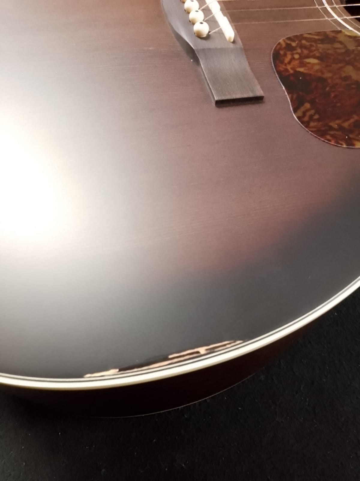 GUILD ITALIA OM-240CE ANTIQUE CHARCOAL BURST