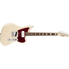 Squier Limited Edition Paranormal Offset Telecaster SJ, Laurel Fingerboard, Tortoiseshell Pickguard, Olympic White