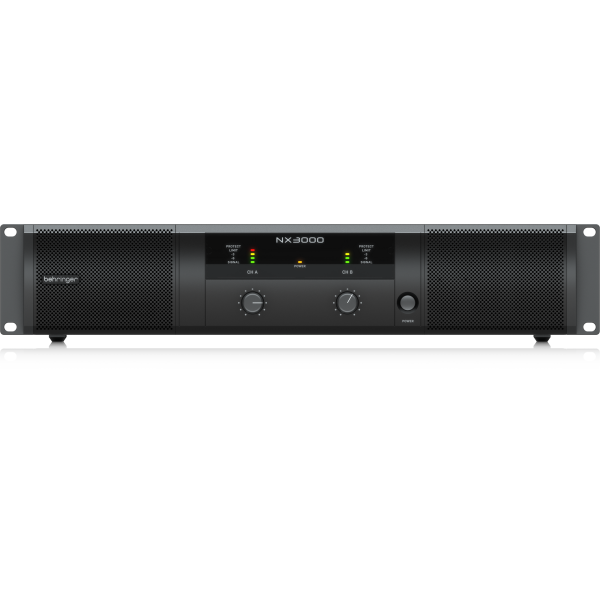 Behringer  NX3000 FINALE DI POTENZA 3000 WATT 2 CANALI CON COMPENSAZIONE AUTOMATICA DELLâ€™ IMPEDENZA
