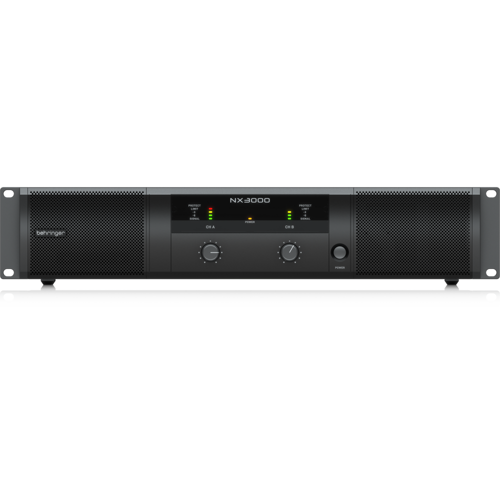 Behringer NX3000 FINALE DI POTENZA 3000 WATT 2 CANALI CON COMPENSAZIONE AUTOMATICA DELL’ IMPEDENZA