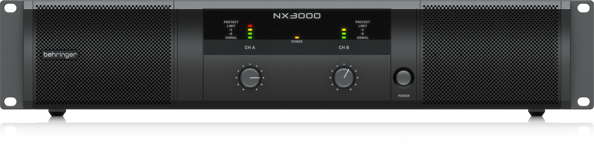 Behringer  NX3000 FINALE DI POTENZA 3000 WATT 2 CANALI CON COMPENSAZIONE AUTOMATICA DELLâ€™ IMPEDENZA