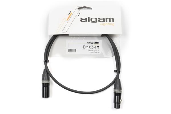 Algam Lighting DMX3-1M Cavo DMX 3 Poli 1mt