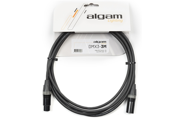 Algam Lighting DMX3-3M Cavo DMX 3 Poli 3 mt