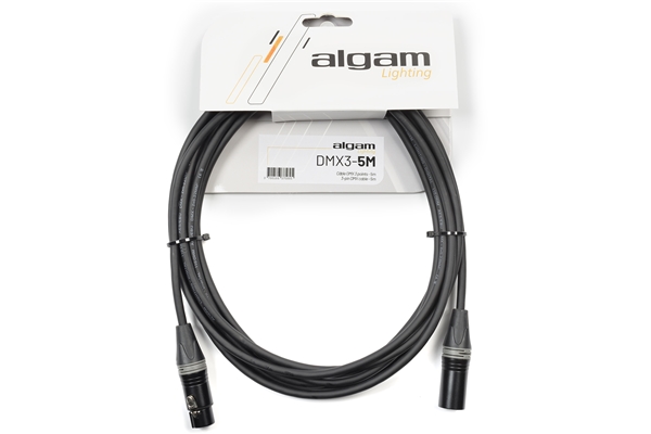 Algam Lighting DMX3-5M Cavo DMX 3 Poli 5 mt