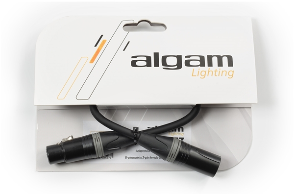 Algam Lighting ADAPT-XLR-M5F3 Adattatore DMX 3/5 Poli