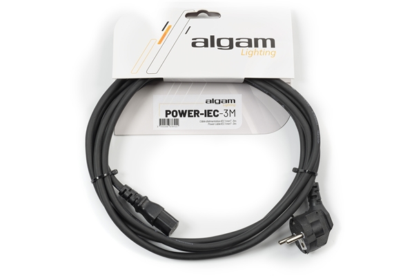 Algam Lighting POWER-IEC-3M Cavo Alimentazione CE/VDE