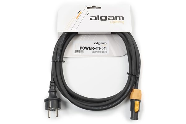 Algam Lighting POWER-T1-3M Cavo Alimentazione CE/pCon TRUE1