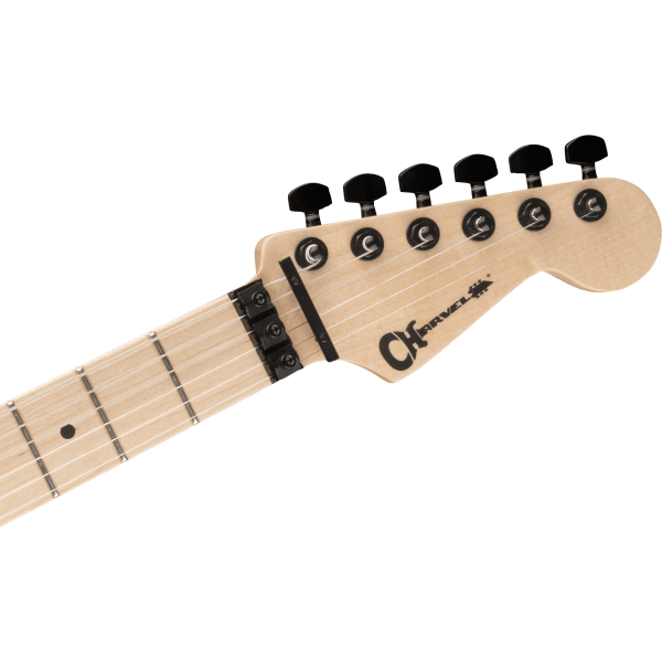 CHARVEL Pro-Mod DK22 HH FR M Satchel Signature Satin White Bengal - CHITARRA ELETTRICA SATIN WHITE BENGAL