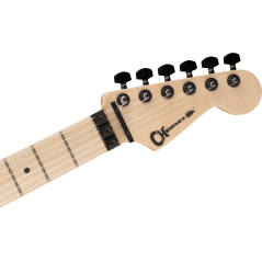 CHARVEL Pro-Mod DK22 HH FR M Satchel Signature Satin White Bengal - CHITARRA ELETTRICA SATIN WHITE BENGAL
