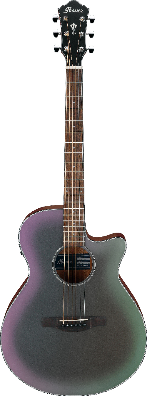 IBANEZ AEG50 BAM Black Aurora Burst Matte - CHITARRA ACUSTICA ELETTRIFICATA BLACK AURORA BURST MATTE