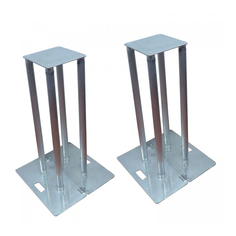 ATOMIC4DJ COPPIA PEDANA TOWER STAND T1 150CM TRUSS PER TESTEMOBILI RIPIEGABILI CON BORSA E LYCRA