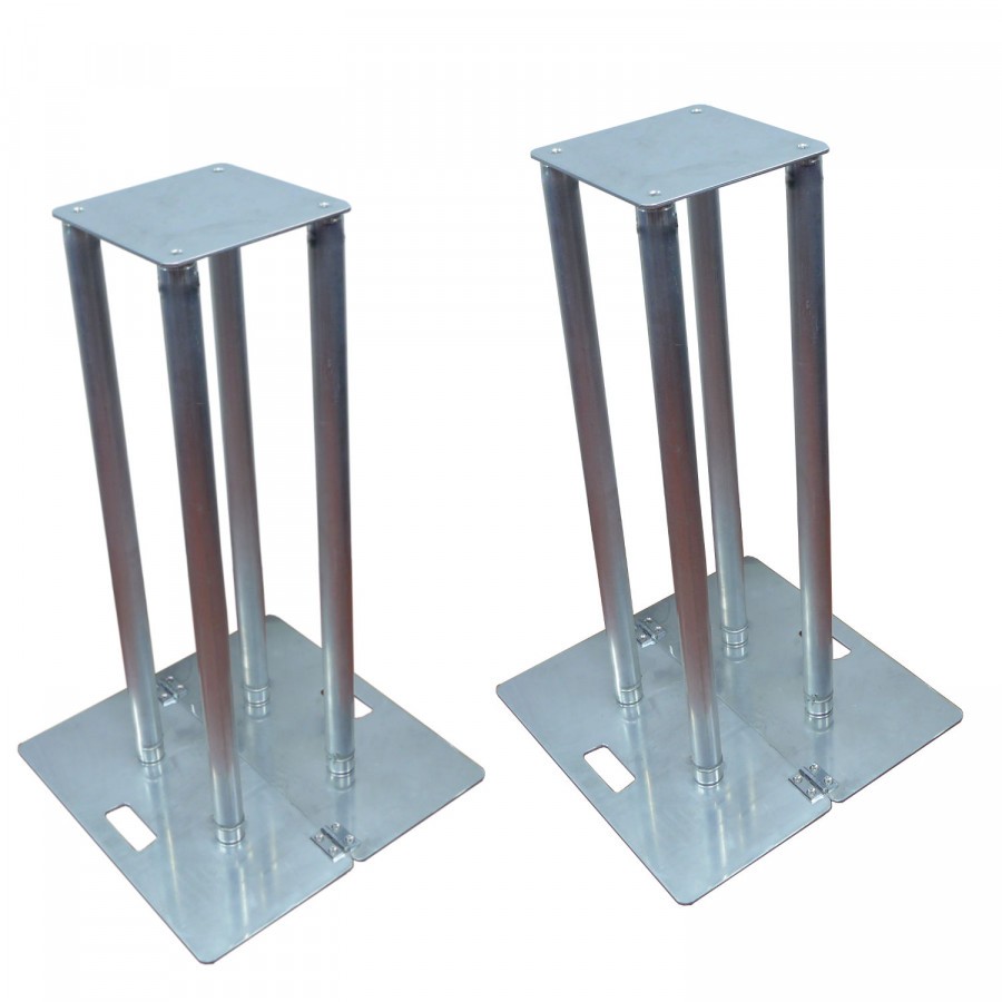 ATOMIC4DJ COPPIA PEDANA TOWER STAND T1 150CM TRUSS PER TESTEMOBILI RIPIEGABILI CON BORSA E LYCRA