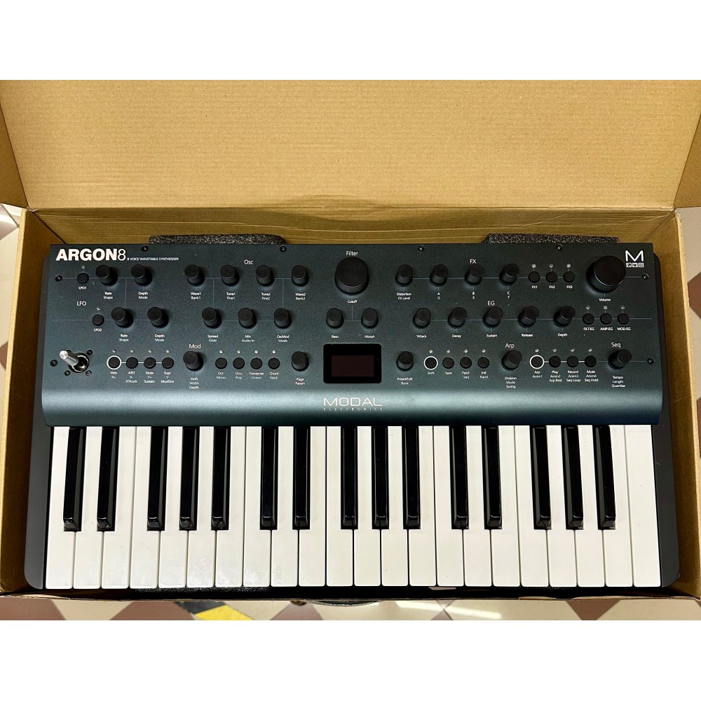 MODAL Argon8 - SINTETIZZATORE POLIFONICO WAVETABLE 8 VOCI