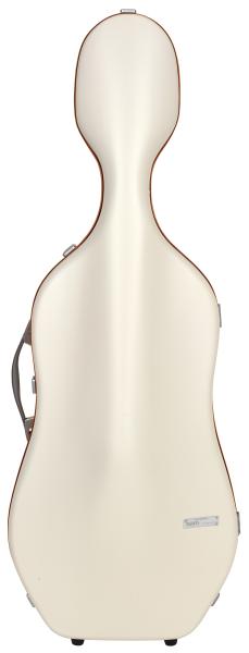 BAM ITALIA BAM SUP1005XLWO CUSTODIA "HIGHTECH" SUPREME ICE IN POLICARBONATO PER VIOLONCELLO - WHITE - ORANGE VERSION