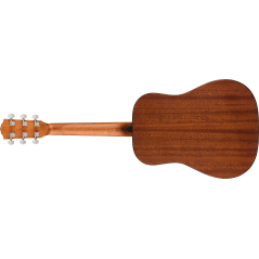 Fender FA 15 WN Black - chitarra acustica 3/4 nera con borsa