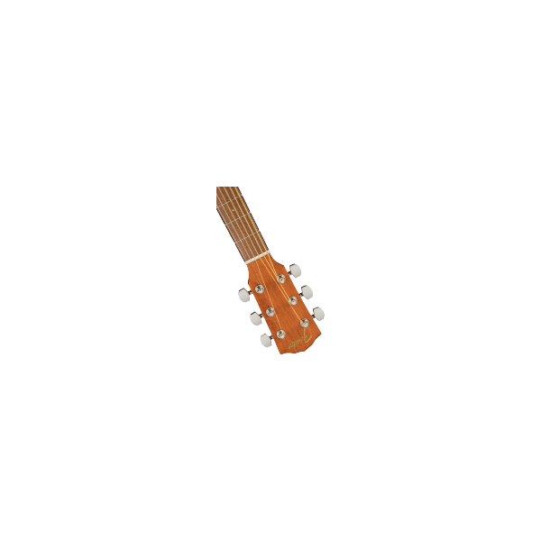 Fender FA 15 WN Black - chitarra acustica 3/4 nera con borsa