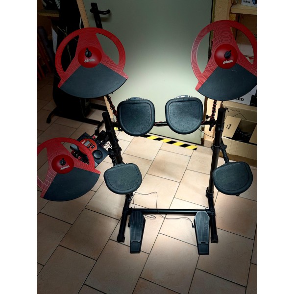 DDRUM DD BETA BATTERIA ELETTRONICA 5 PEZZI CON MODULO SONORO E RACK DI MONTAGGIO - USATA OTTIME CONDIZIONI