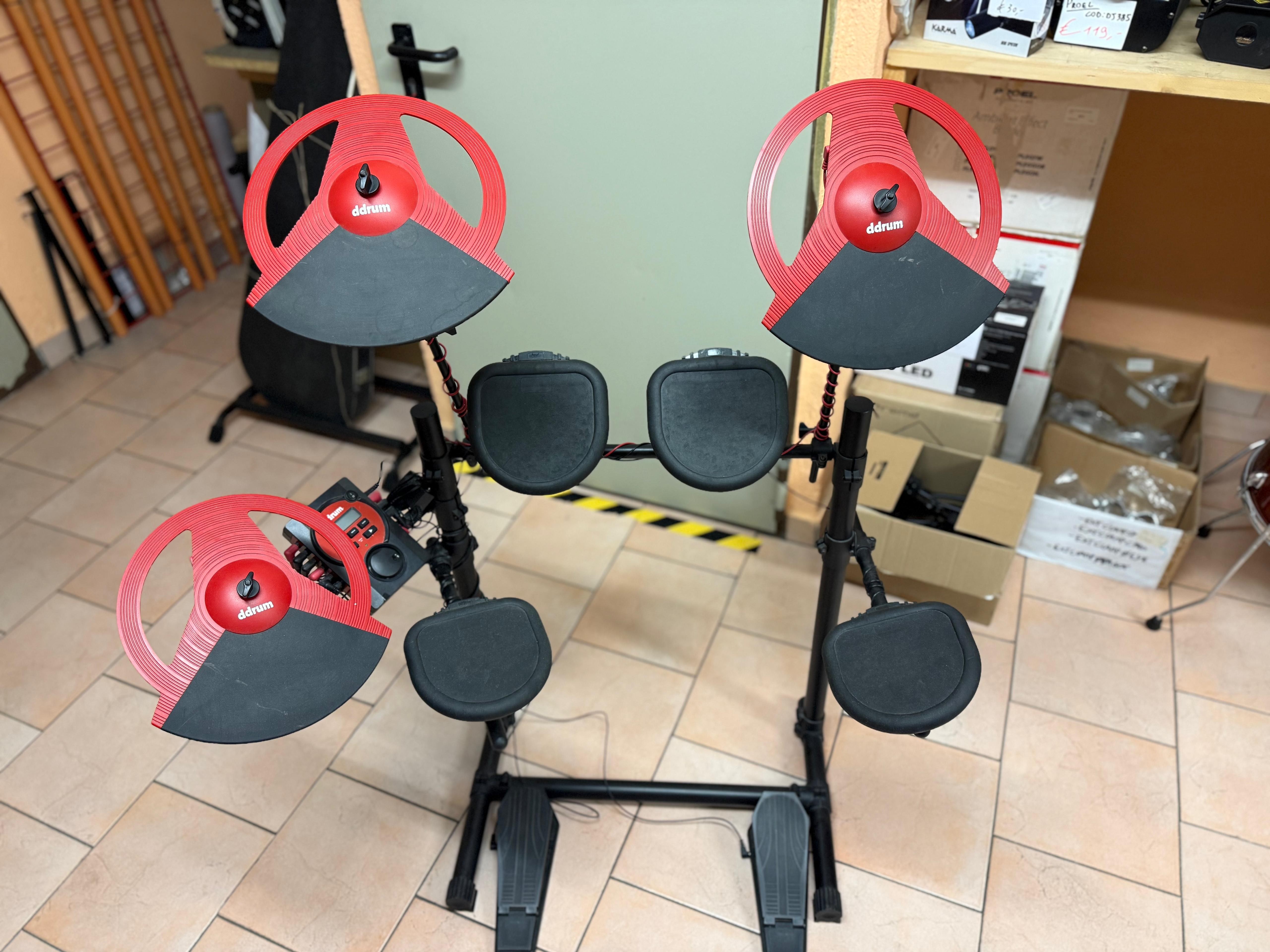 DDRUM DD BETA BATTERIA ELETTRONICA 5 PEZZI CON MODULO SONORO E RACK DI MONTAGGIO - USATA OTTIME CONDIZIONI