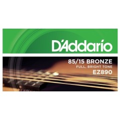 D'ADDARIO EZ890 CORDIERA PER CHITARRA ACUSTICA 80/15 BRONZE WOUND SUPER LIGHT - 009/045
