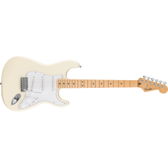 Standard Stratocaster®, Maple Fingerboard, White Pickguard, Olympic White - chitarra elettrica