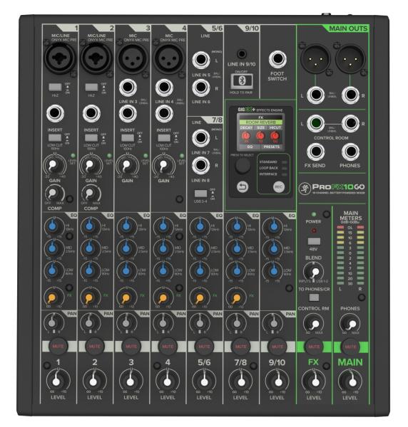 MACKIE PROFX10GO