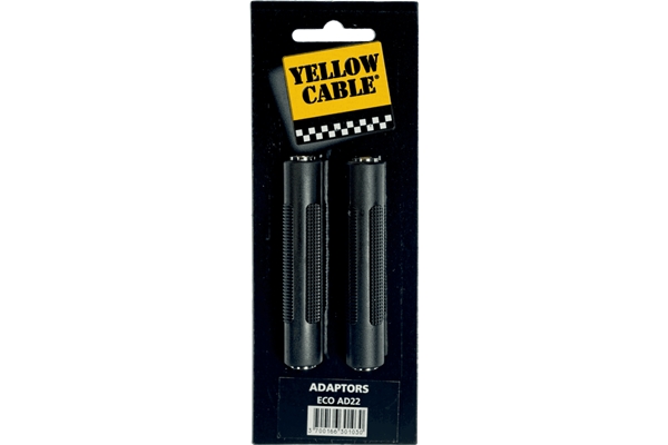Yellow Cable AD22 Adattatore Jack TRS/Jack TRS Femmina 2 Pcs