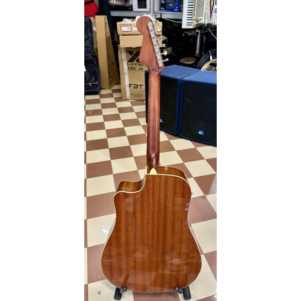FENDER Redondo Player WN Gold Pickguard Natural - CHITARRA ACUSTICA ELETTRIFICATA NATURALE