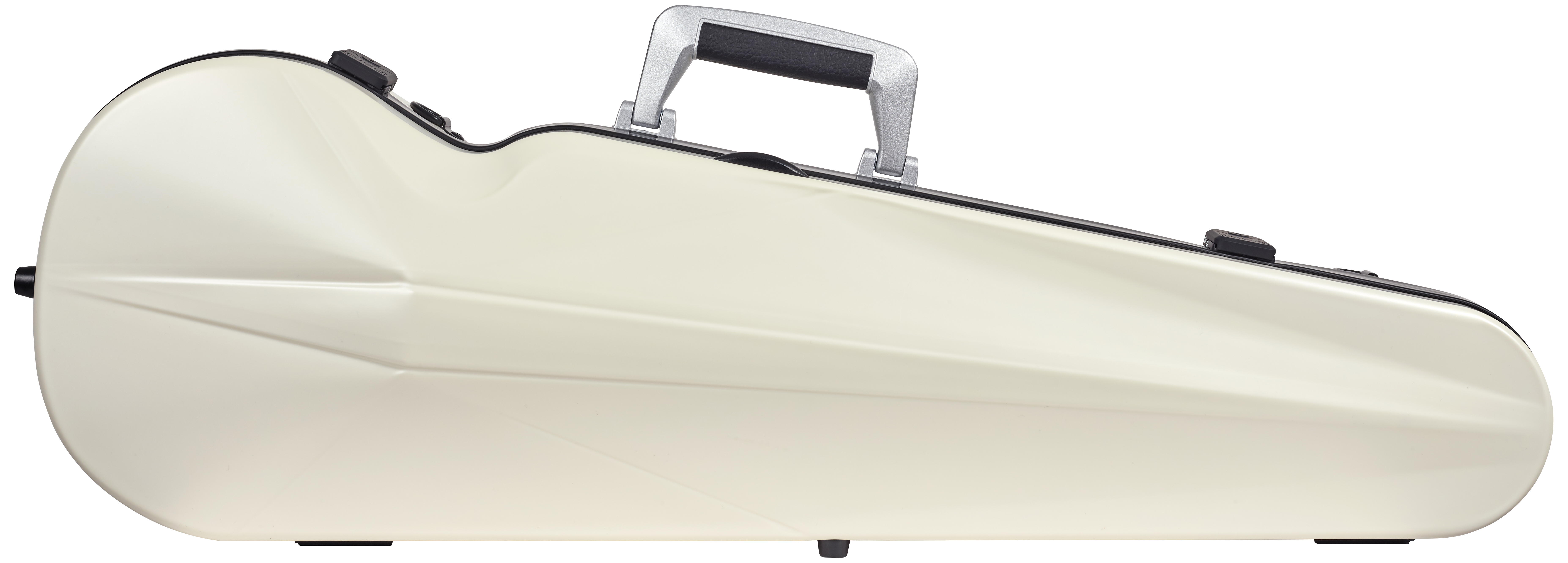 BAM ITALIA BAM SUP2002XLWN CUSTODIA "HIGHTECH" SUPREME ICE CONTOURED IN POLICARBONATO PER VIOLINO - WHITE - BLACK VERSION