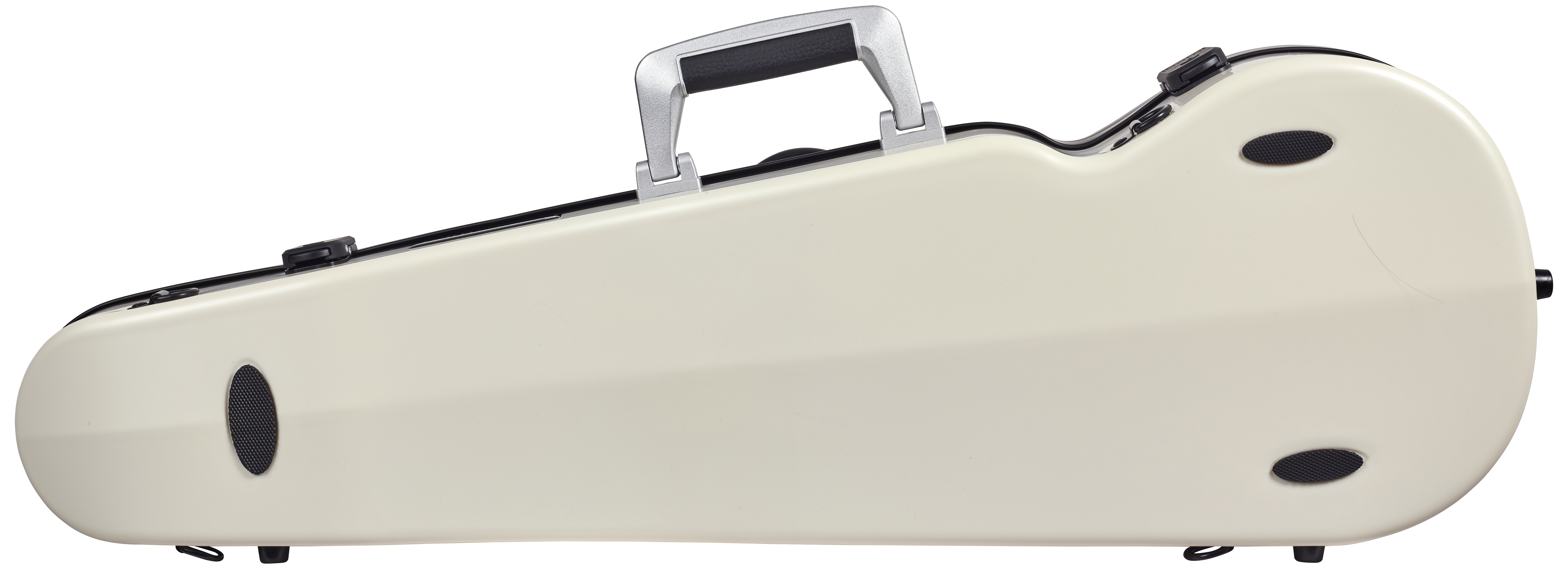 BAM ITALIA BAM SUP2002XLWN CUSTODIA "HIGHTECH" SUPREME ICE CONTOURED IN POLICARBONATO PER VIOLINO - WHITE - BLACK VERSION