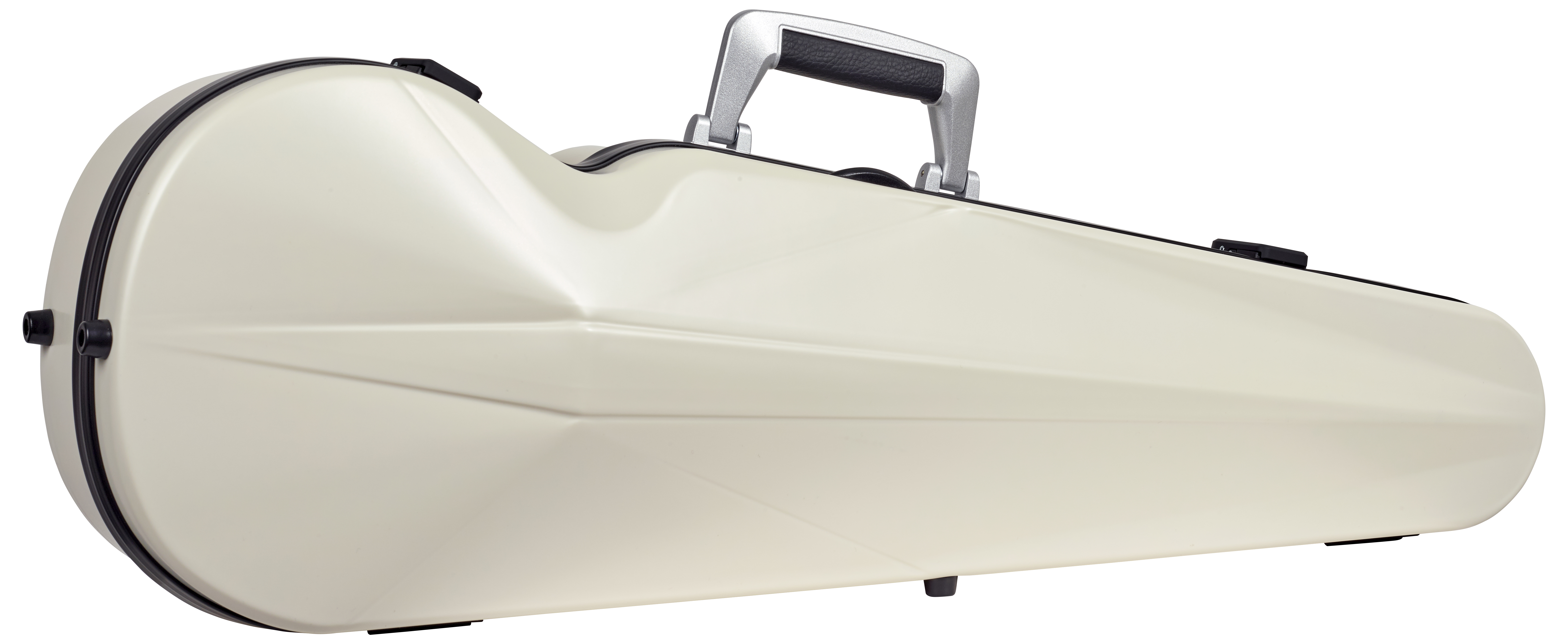 BAM ITALIA BAM SUP2002XLWN CUSTODIA "HIGHTECH" SUPREME ICE CONTOURED IN POLICARBONATO PER VIOLINO - WHITE - BLACK VERSION