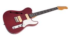 LARRY CARLTON T7TM See Through Red - CHITARRA ELETTRICA SEE THROUGH RED