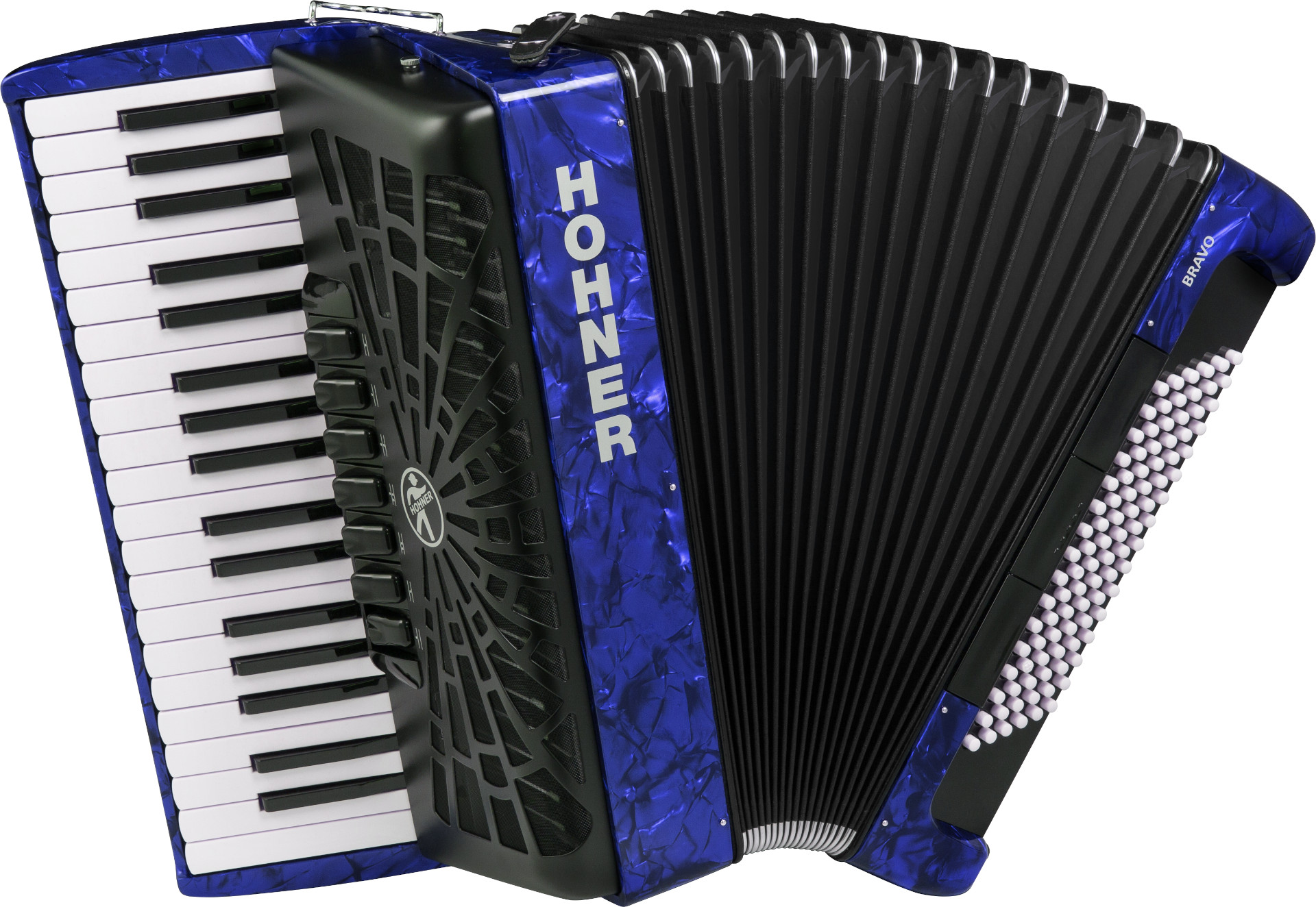 HOHNER BRAVO III 96 BLU A16742 SILENTKEY