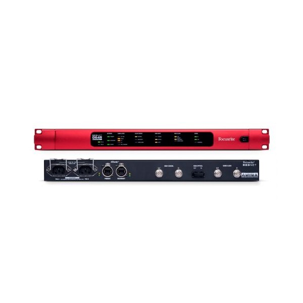 Focusrite RedNet D64R - INTERFACCIA AUDIO MADI 64X64 I/O OTTICO/COASSIALI CON DOPPIO ALIMENTATORE