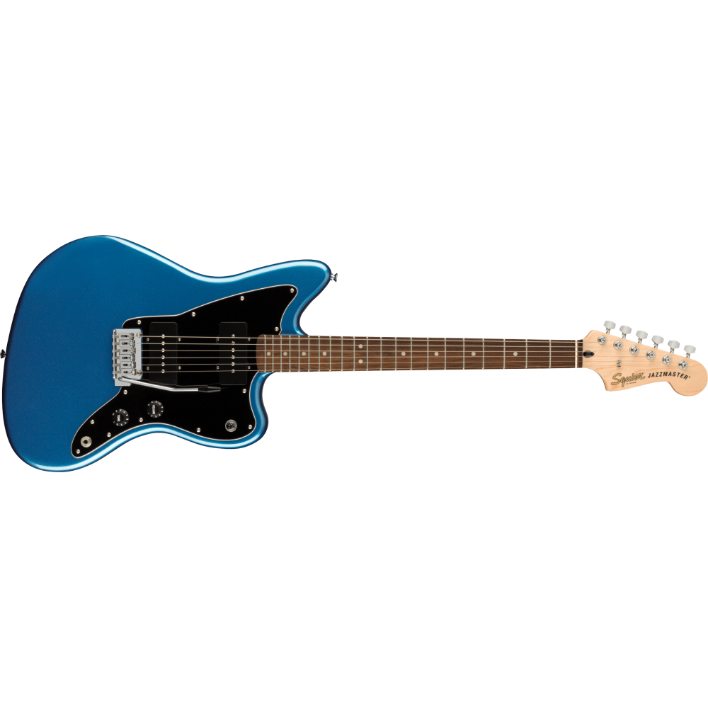 Squier by Fender Affinity Series® Jazzmaster®, Laurel Fingerboard, Black Pickguard, Lake Placid Blue