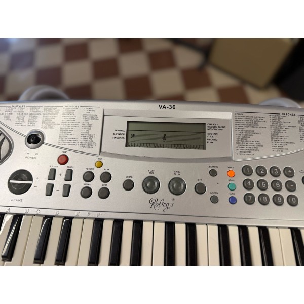 Tastiera Roling's VA-36 Usata con Custodia Inclusa