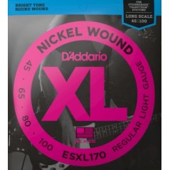 D'ADDARIO ESXL170 (per basso Steinberger) - CORDIERA PER BASSO STEINBERG LIGHT - 045/100