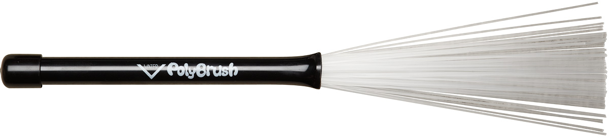 Vater VPYB Poly Brush - Manico rivestito in gomma/Setole in Nylon non retraibili