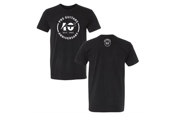 PRS 40th Anniversary Tee Black XL