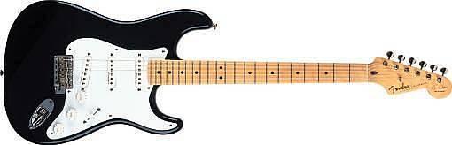 FENDER Stratocaster American Artist Eric Clapton MN Black - CHITARRA ELETTRICA ERIC CLAPTON SIGNATURE NERA