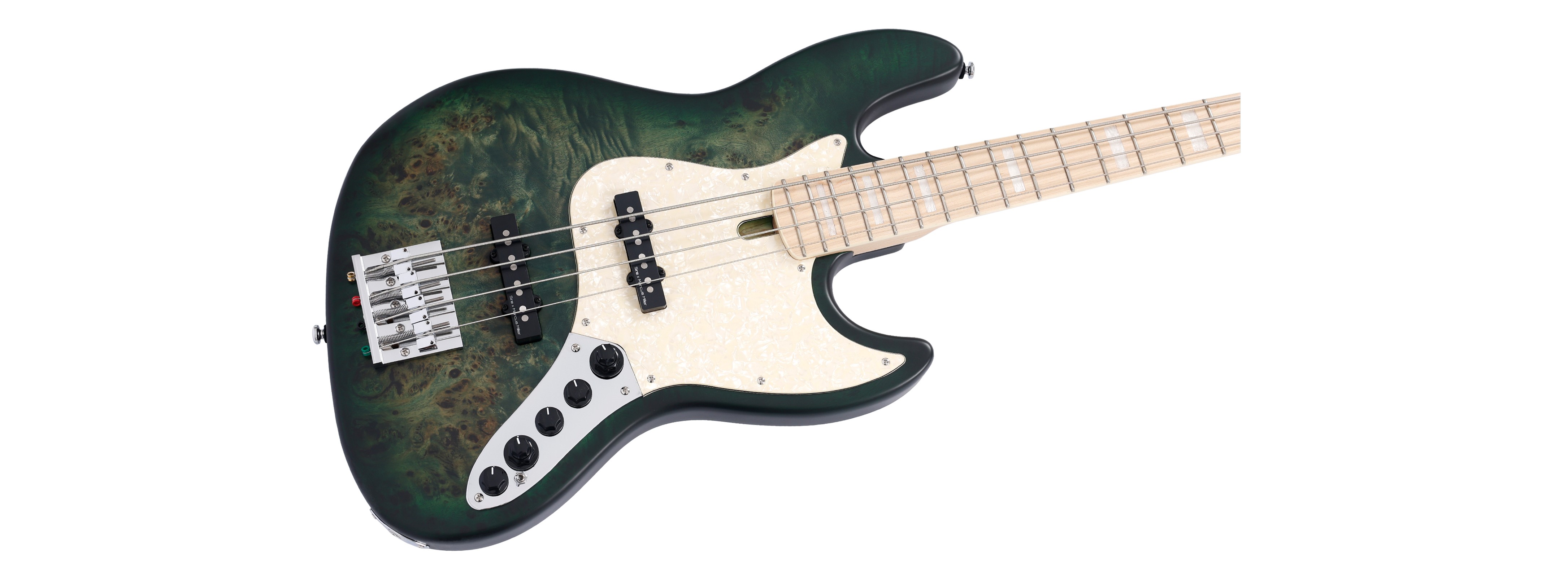 MARCUS MILLER V7 SWAMP ASH-4 REISSUE TRANS GREEN SATIN