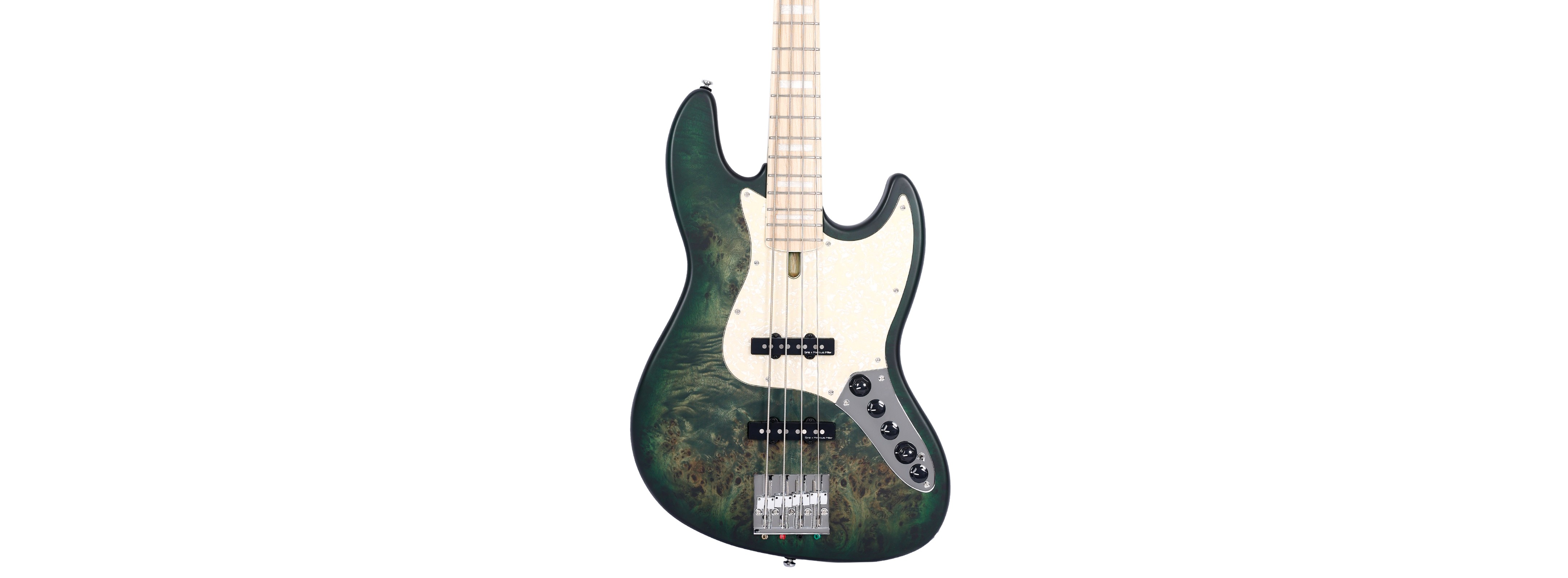 MARCUS MILLER V7 SWAMP ASH-4 REISSUE TRANS GREEN SATIN