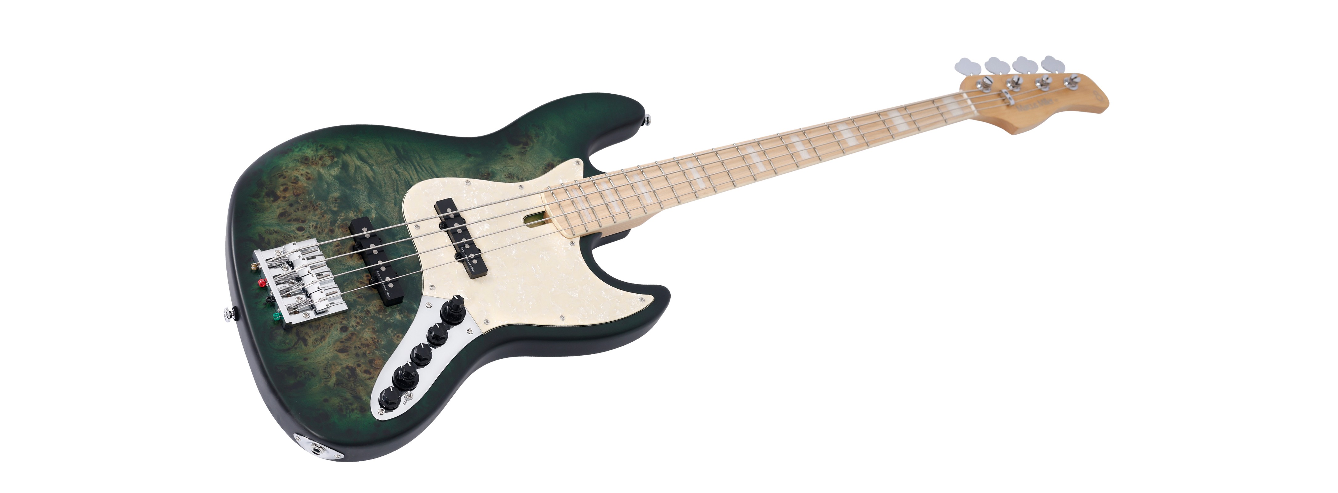 MARCUS MILLER V7 SWAMP ASH-4 REISSUE TRANS GREEN SATIN